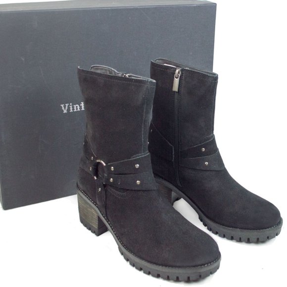 Vintage Foundry Sienna Suede Studded Boot 9 - Picture 3 of 13